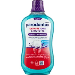 Parodontax Collutorio Gengive Forti & Protette con Acido Ialuronico e Menta Piperita 500 ml