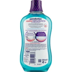 Parodontax Collutorio Gengive Forti & Protette con Acido Ialuronico e Menta Piperita 500 ml