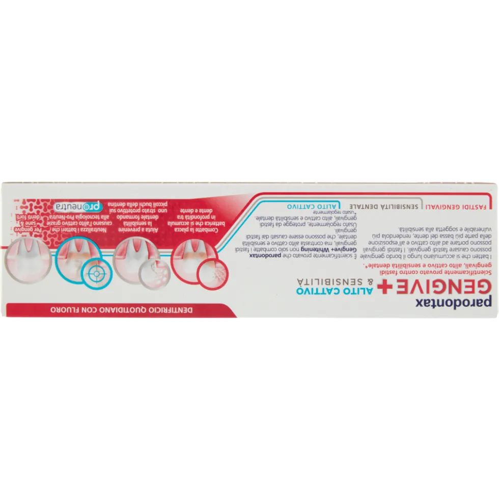 Parodontax Dentifricio Quotidiano con Fluoro Whitening Gengive + Alito Cattivo & Sensibilità 75 ml