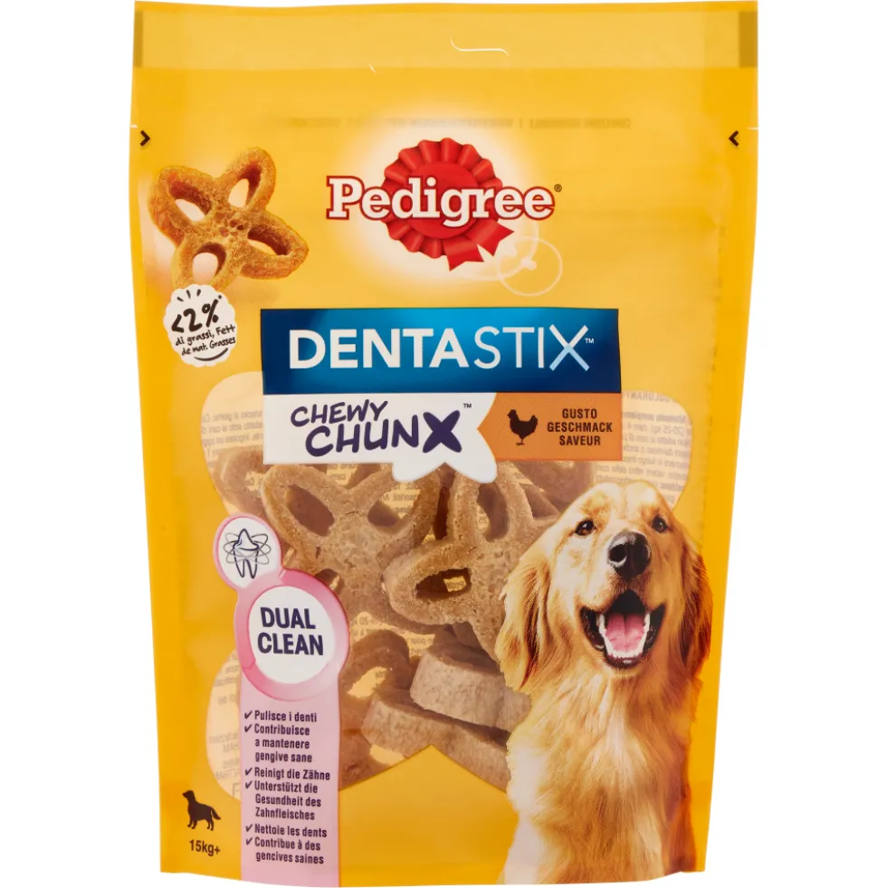 Pedigree Dentastix Chewy Chunx Gusto Pollo 15kg+ 68 g