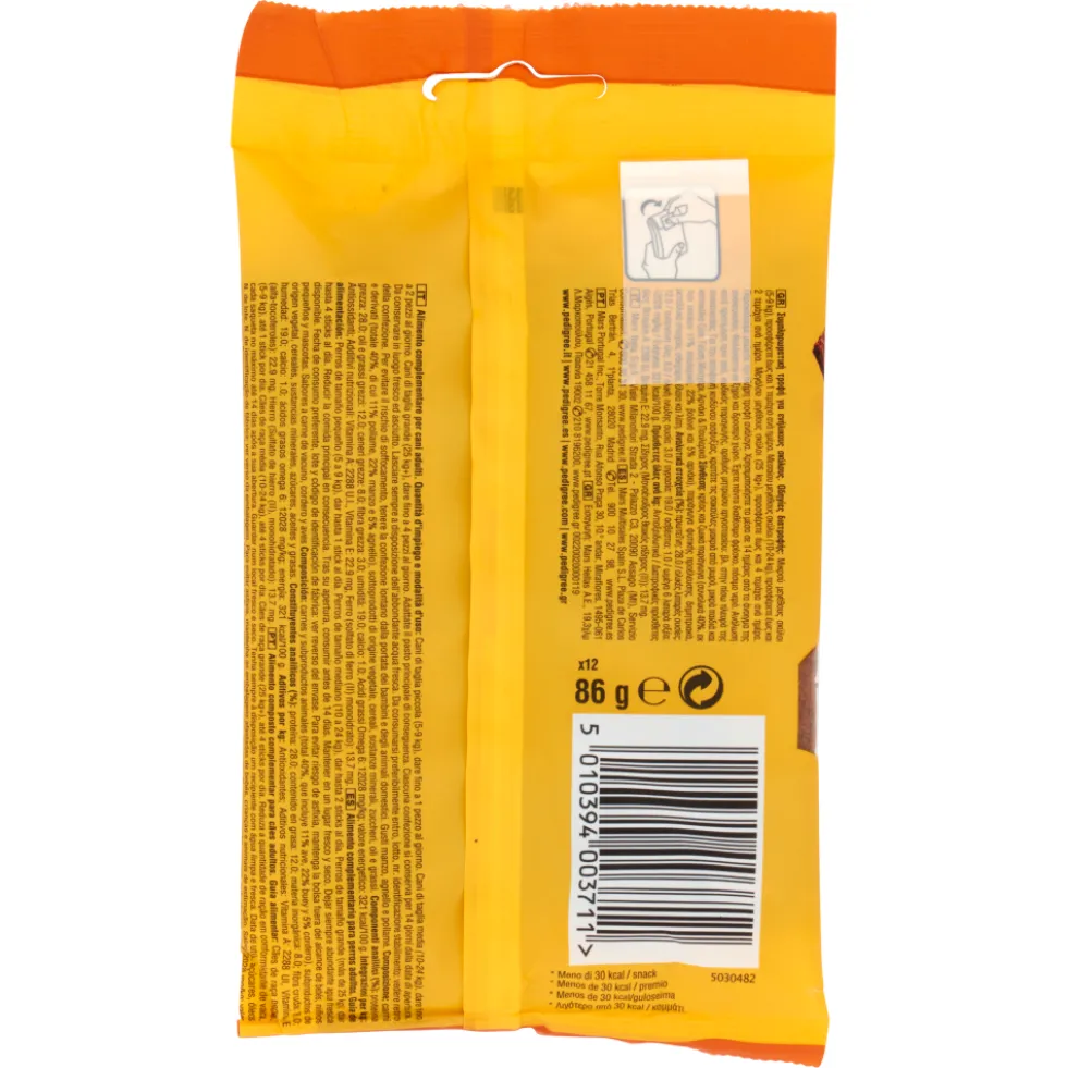 Pedigree Dog Adult Schmackos Multi Mix 12 Pezzi