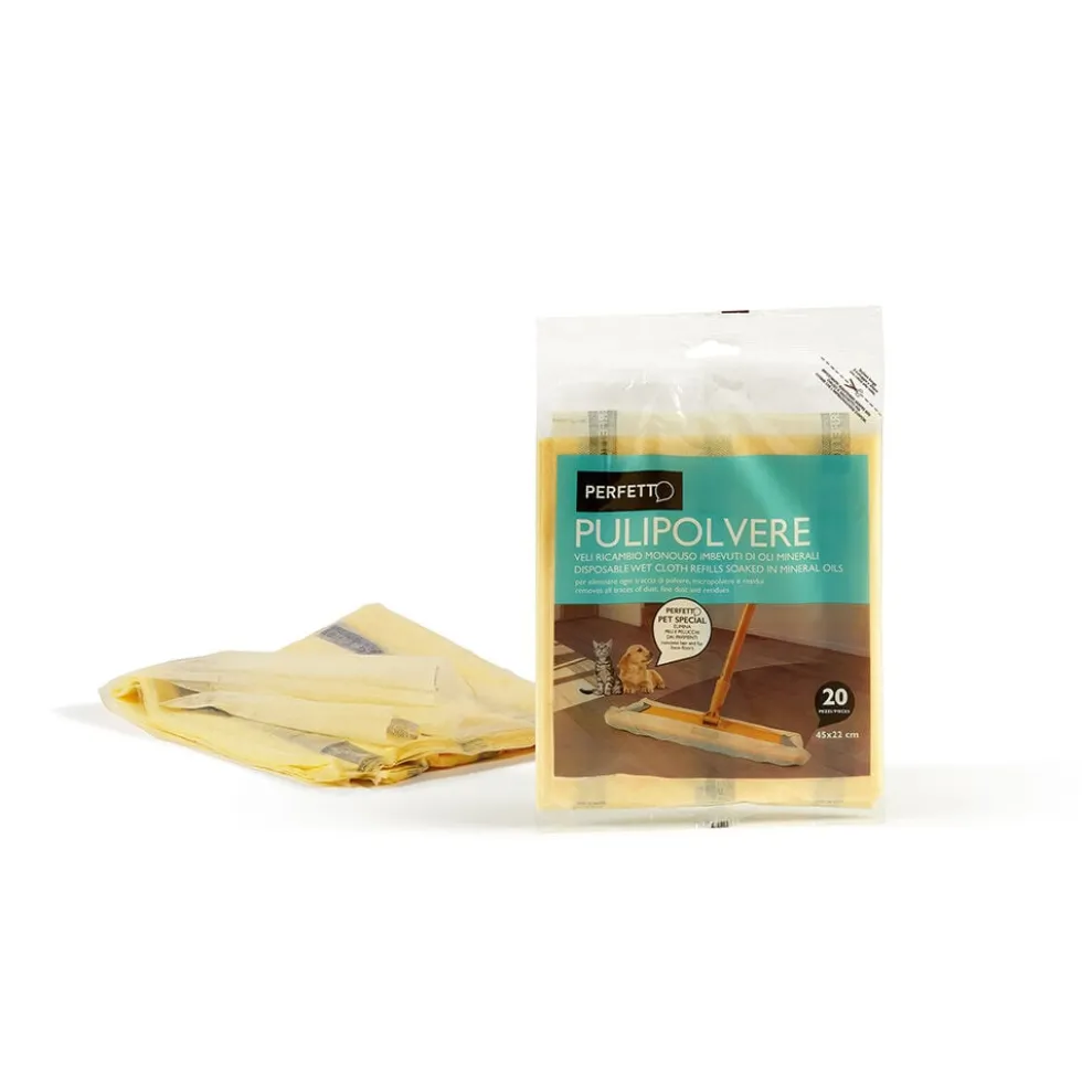 Perfetto Puli Polvere Giallo Ricambio 20 pezzi