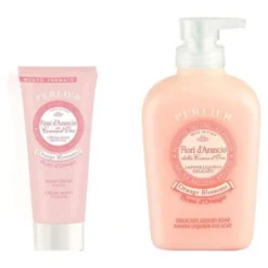 Perlier Fiori d'Arancio Set Sapone Liquido e Crema Mani