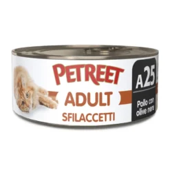 Petreet Sfilaccetti Pollo con Olive Nere 70 g