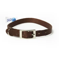 Petup Collare Nylon Marrone 12 x 380 mm