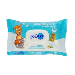 Petup Maxi Salviette con Talco 40 Pezzi
