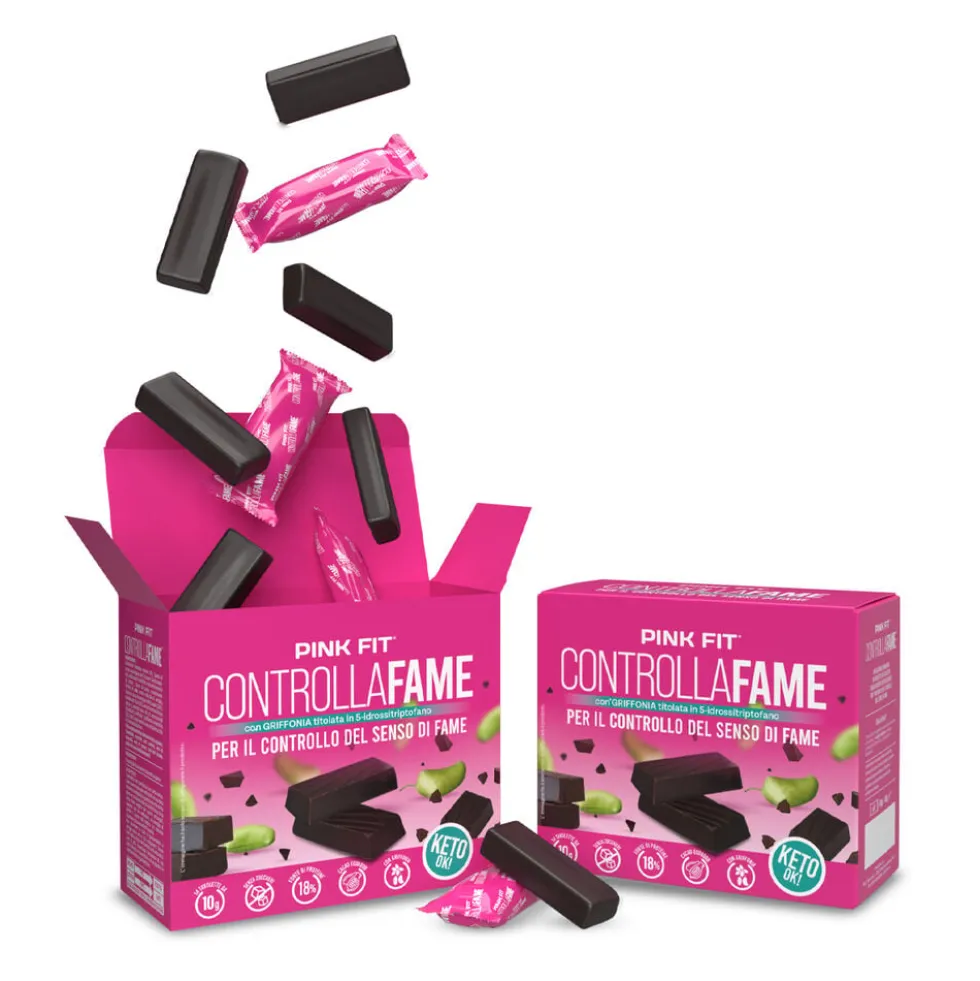 Pink Fit Controlla Fame Cioccolato 140g (14 bustine)