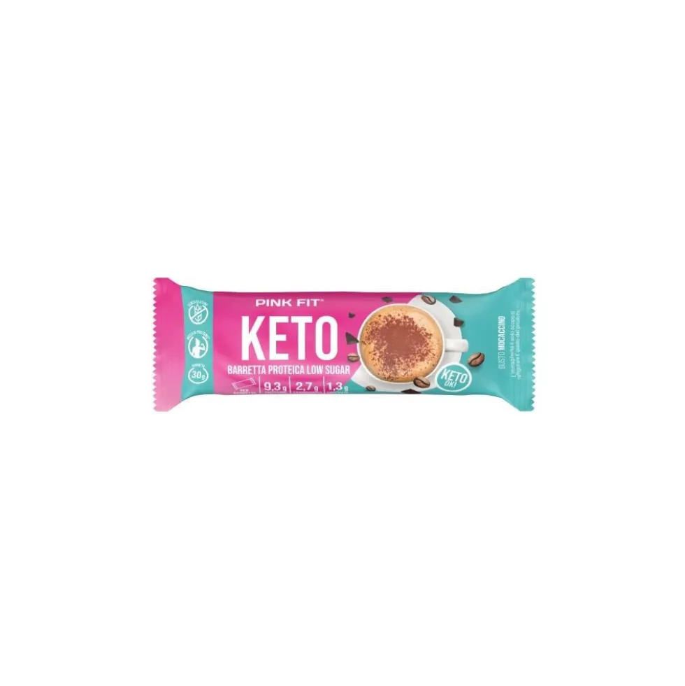 Pink Fit Keto Bar Moccaccino 30g