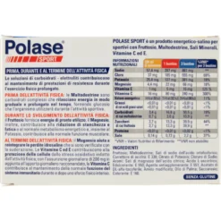 Polase Sport Sali Minerali con Vitamina C Magnesio e Potassio 10 Bustine
