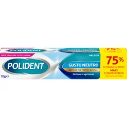 Polident Gusto Neutro Adesivo per Protesi Dentale 70 g