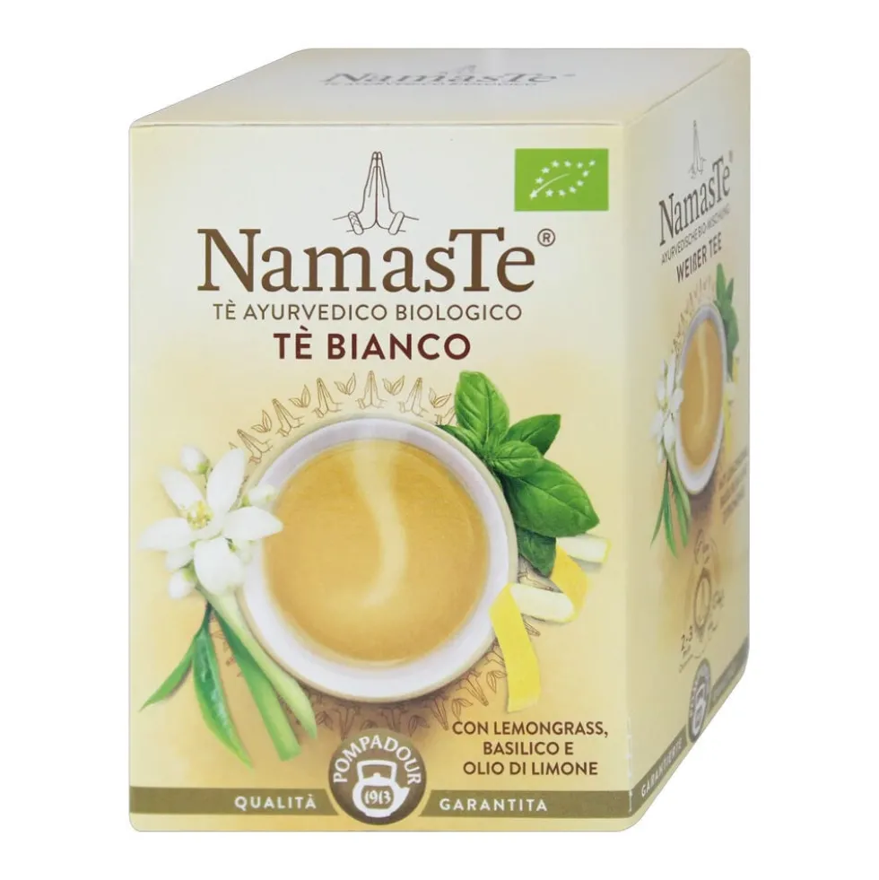 Pompadour Namaste Tè Bianco Bio 15 filtri