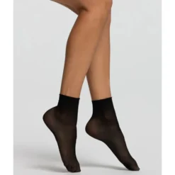 Pompea Calzino Velato 40 Denari Nero Taglia Unica 2 PZ