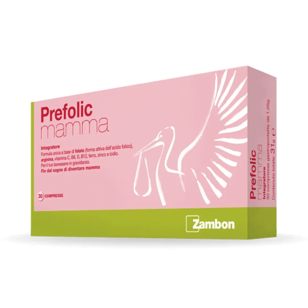Prefolic Mamma Integratore 400mcg 30 Compresse