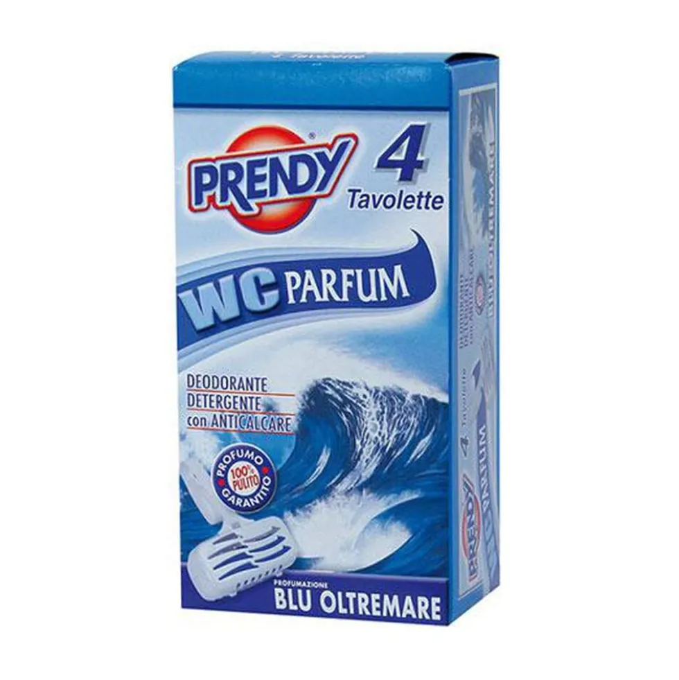 Prendy Deodorante Wc 4 Pezzi Blu Oltremare 40g