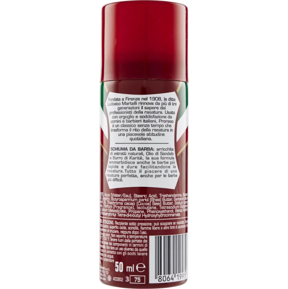 Proraso Schiuma da Barba Barbe Dure 50 ml
