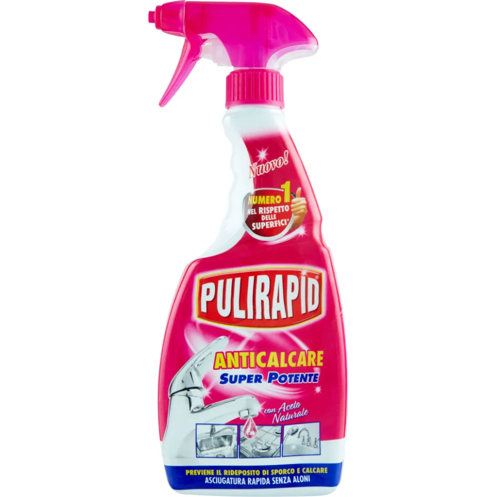 Pulirapid Anticalcare con Aceto Naturale 500 ml
