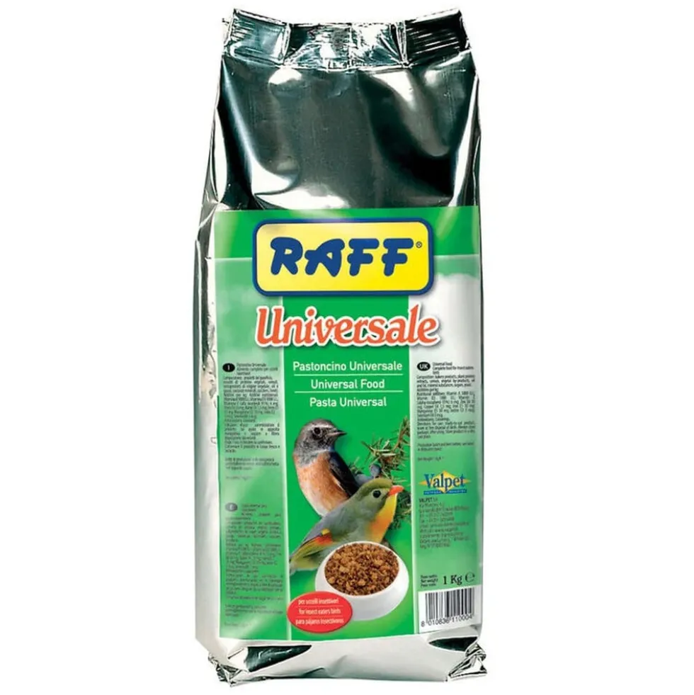 Raff Universale 1 Kg Alimento Morbido per Uccelli Insettivori