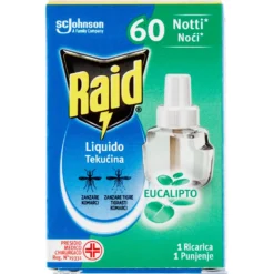 Raid Liquido Elettrico Ricarica Eucalipto 60 Notti