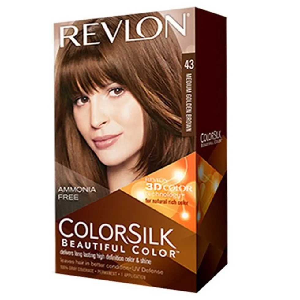 Revlon Colorsilk Colorazione Permanente Castano Dorato Medio N.43