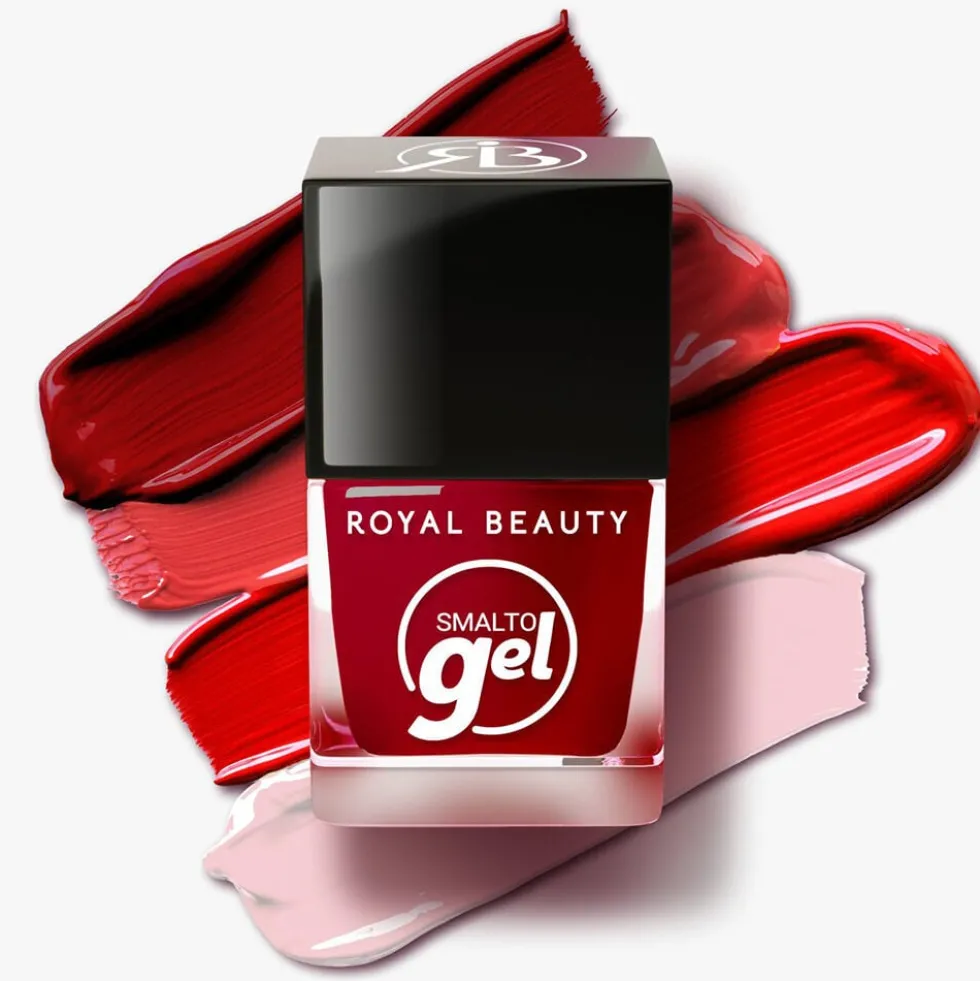 Rotal Beauty Smalto Effetto Gel Rosso Scuro