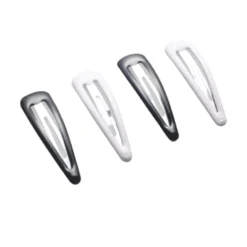 Royal Beauty Clic Clac 2 Coppie Bianco e Nero