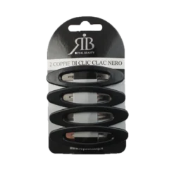 Royal Beauty Clic Clac 2 Coppie Nero