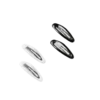 Royal Beauty Clic Clac 2 Coppie Bianco e Nero