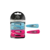 Royal Beauty Clic Clac 2 Coppie Rosa e Azzurro