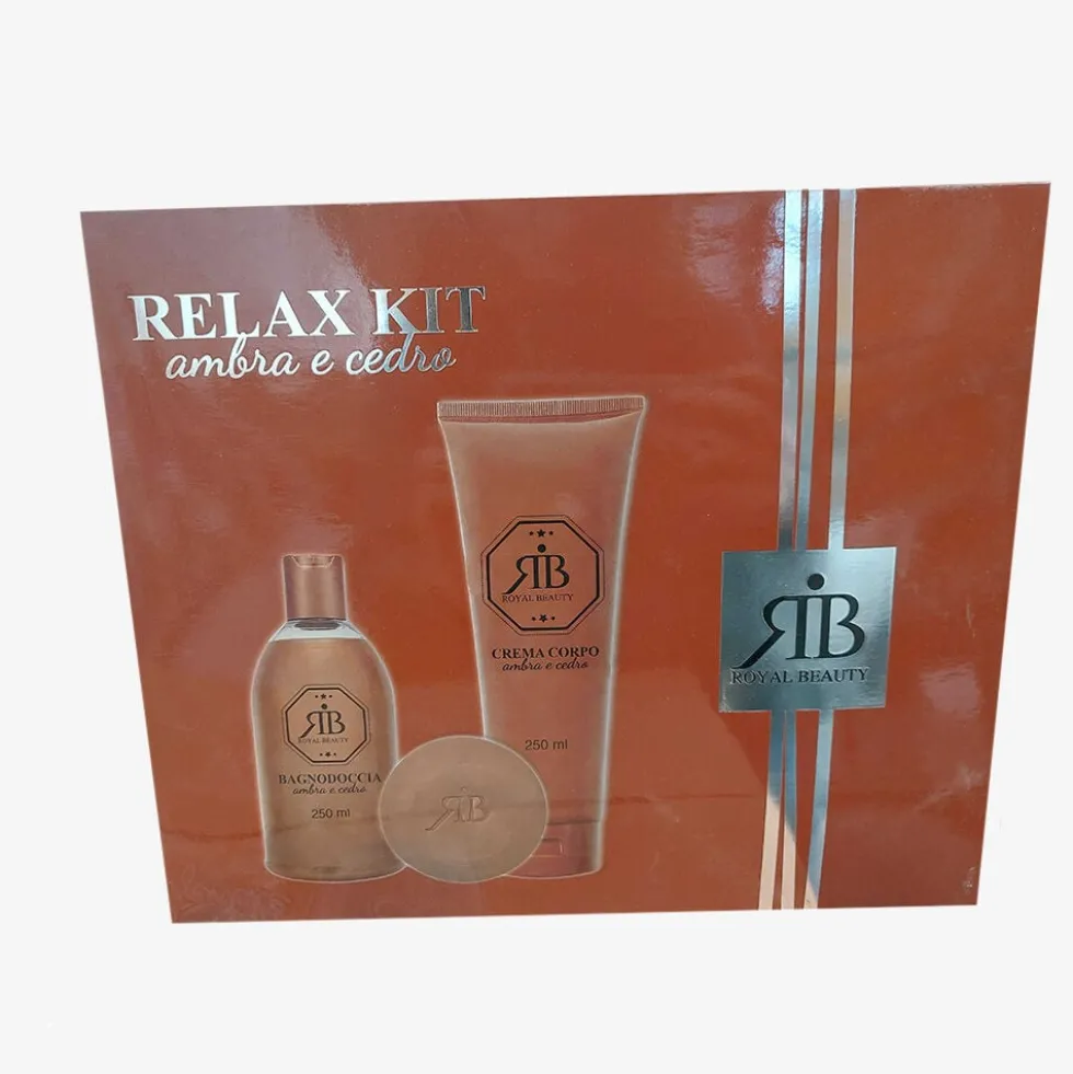 Royal Beauty Cofanetto Set Bagno: 3 Bagnoschiuma + Crema Corpo + Sapone