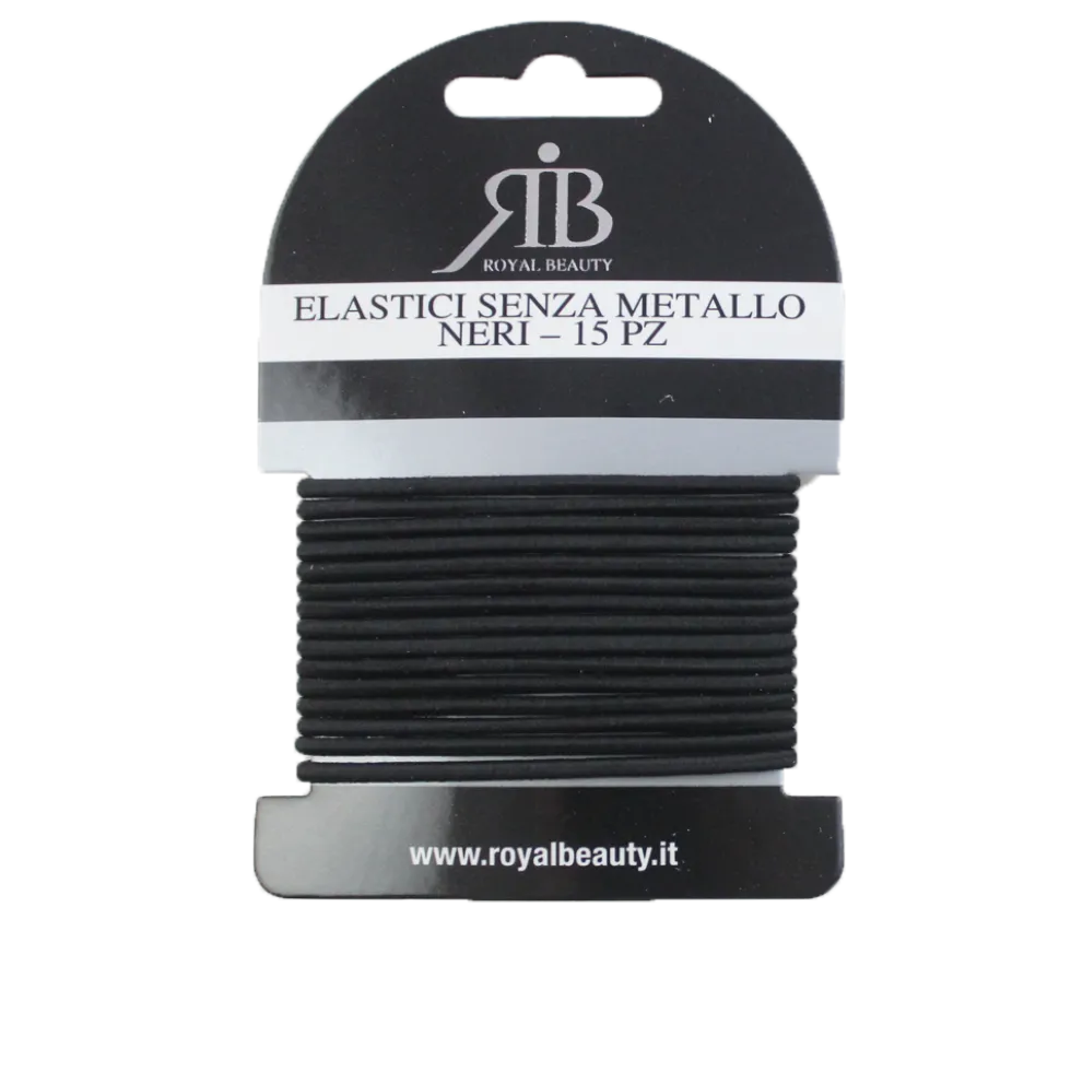 Royal Beauty Elastici Capelli Grigio 15 Pz
