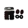 Royal Beauty Elastici Spugna Marrone e Nero 8 Pz