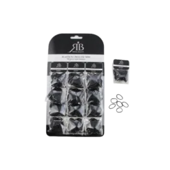 Royal Beauty Elastici Treccine Neri 50 Pz