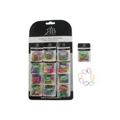 Royal Beauty Elastici Treccine Colorati 50 Pz
