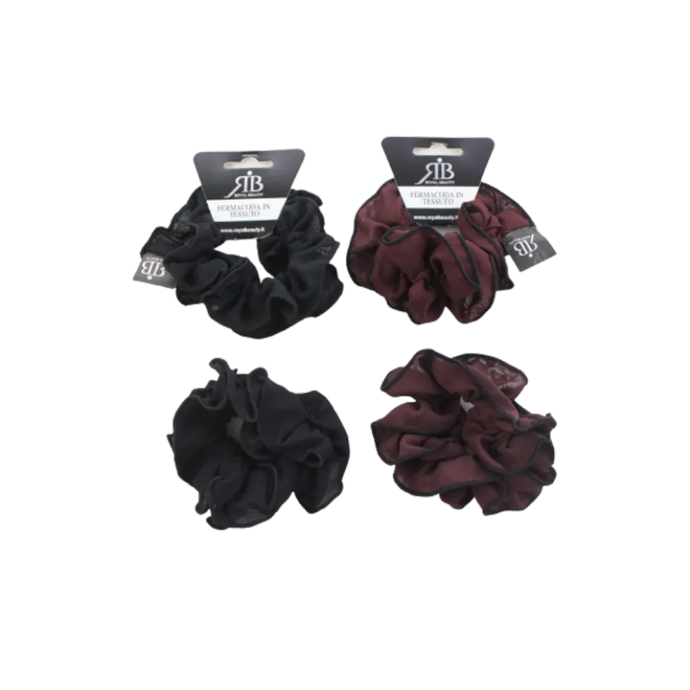 Royal Beauty Fermacoda In Tessuto Nero