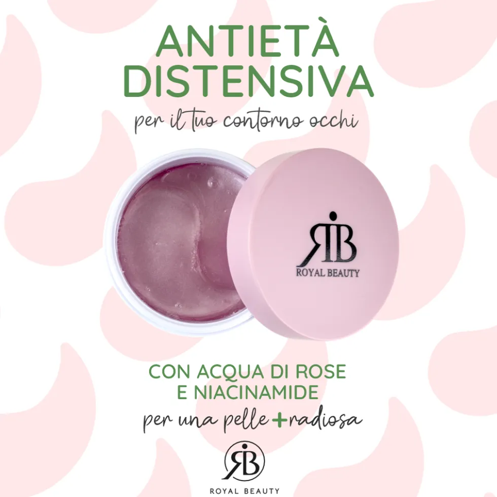 Royal Beauty Maschera Occhi in Idrogel Distensiva 30 Pezzi