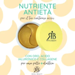 Royal Beauty Maschera Occhi in Idrogel Nutriente e Antietà 30 Pezzi