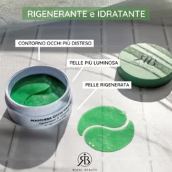 Royal Beauty Maschera Occhi in Idrogel Rigenerante e Idratante 30 Pezzi