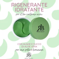 Royal Beauty Maschera Occhi in Idrogel Rigenerante e Idratante 30 Pezzi