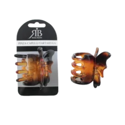Royal Beauty Pinza Capelli Tartaruga 8 Cm
