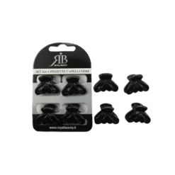 Royal Beauty Pinzette Capelli Nere 4 Pz