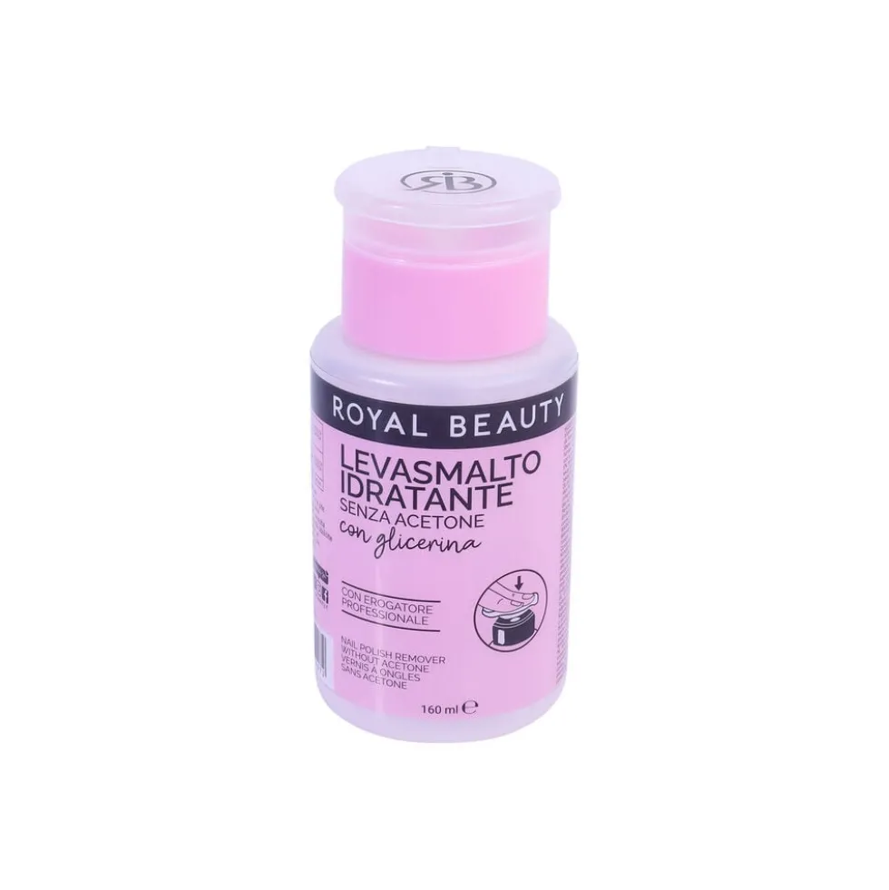 Royal Beauty Solvente Unghie Idratante Senza Acetone 120ml