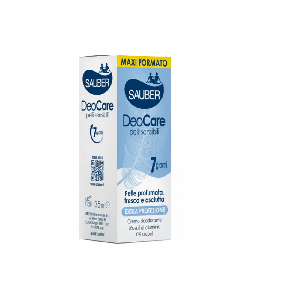 Sauber DeoCare Pelli Sensibili con Attivi Postbiotici 35 ml