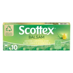 Scottex Balsam Fazzoletti Confezione da 10 Pacchetti
