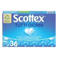 Scottex Fazzoletti Tutti i Giorni Confezione da 36 Pacchetti