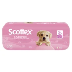 Scottex L'Originale Carta Igienica Confezione da 10 Rotoli
