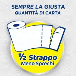 Scottex QuantoBasta Carta da Cucina Confezione da 2 Rotoli