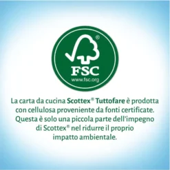 Scottex Tutto Fare Carta da Cucina Confezione da 2 Rotoli Maxi