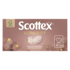 Scottex Ultra Soft Box Fazzoletti Box da 80 Fazzoletti