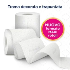 Scottonelle Carta Igienica Soffice e Trapuntata Confezione da 4 Rotoli Maxi