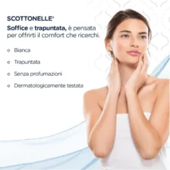 Scottonelle Carta Igienica Soffice e Trapuntata Confezione da 12 Rotoli